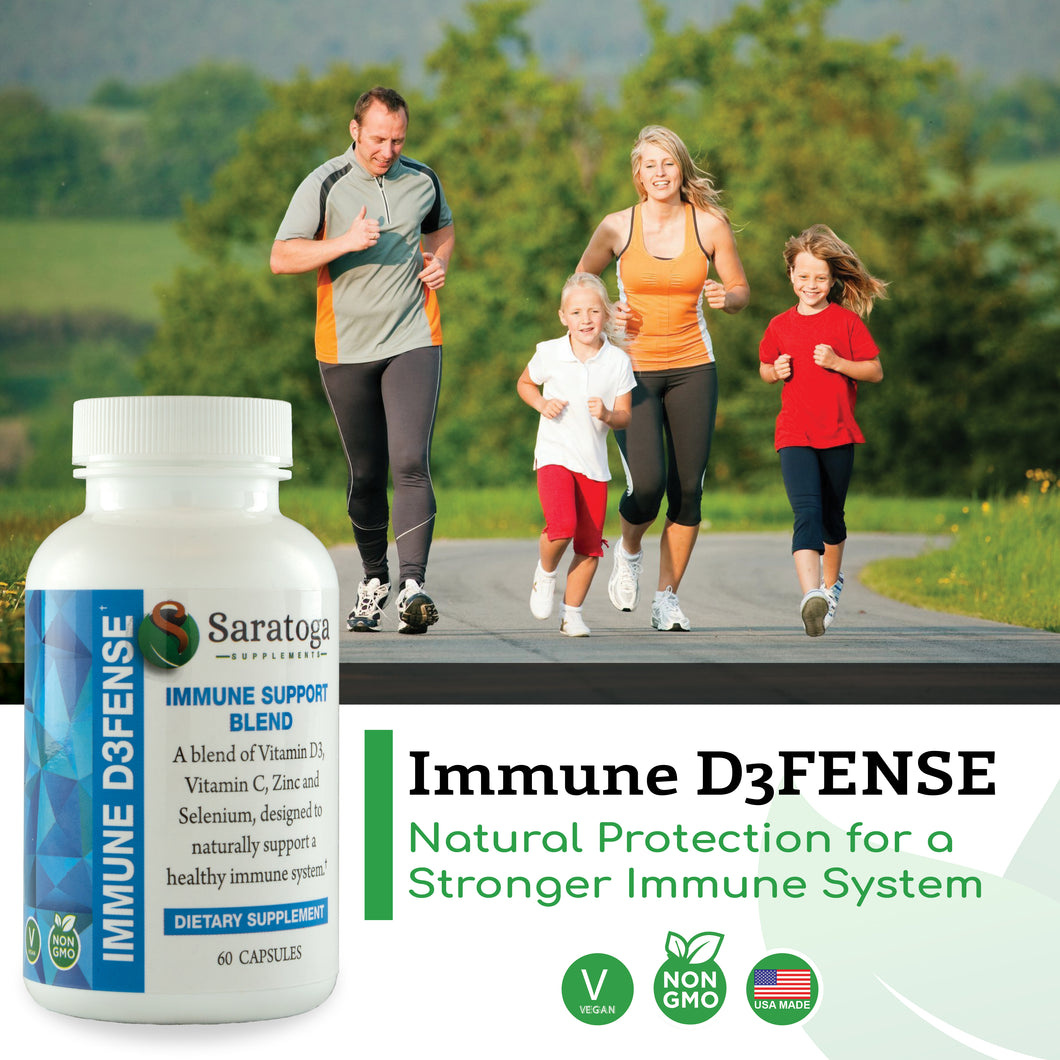 Immune D3FENSE utilizing Zinc, Selenium, Vitamin C, and Vitamin D3